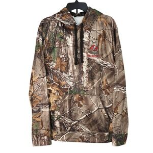 Dunbrooke Real Tree Xtra Camo Tampa Bay Buccaneers Tech Fleece Hoodie Mens Large